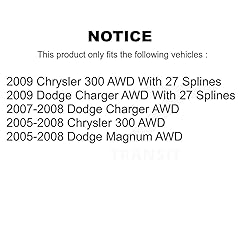 Front Rear Wheel Bearing & Hub Assembly Kit For