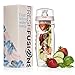 Fresh Fusions 32 oz Fruit Infuser Water Bottle with Insulated Sleeve (Rose Quartz)