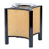 New OBI Asian Design Crackle Paper Wood Frame Electric Tart/Oil Warmer