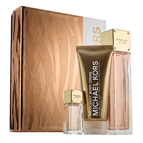 Michael Kors Gift Set - Glam Jasmine OR Sporty Citrus - 3 pcs 2015 Edition (Glam Jasmin)