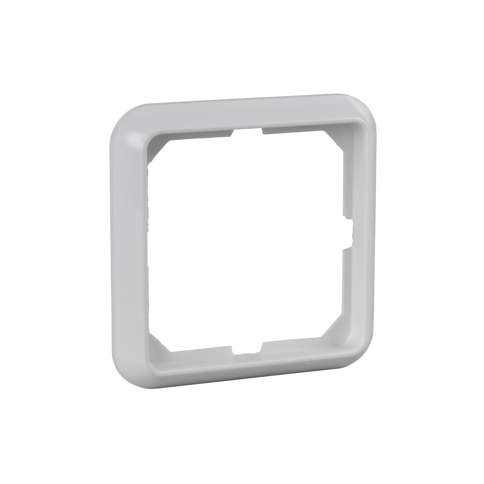 Elso Fashion Duro 204104 Single Frame for Socket and Switch, Pure White — image 1