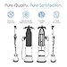 Pure Enrichment PureSteam Duo Pressurized Steamer-Heavy Duty 1600-Watt Power 1 Liter Water Tank, Built-in Ironing Board Deluxe Garment Hanger Clips, Stainless Steel