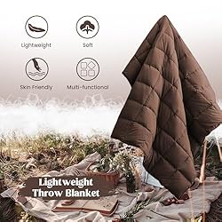 puredown® Soft Feather Down Throw Blanket
