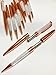 Yeegfeyv Rose Gold Pen 11 Pieces Diamond Crystal Ballpoint Pens(11Pcs Diamond Crystal Ballpoint Pens)
