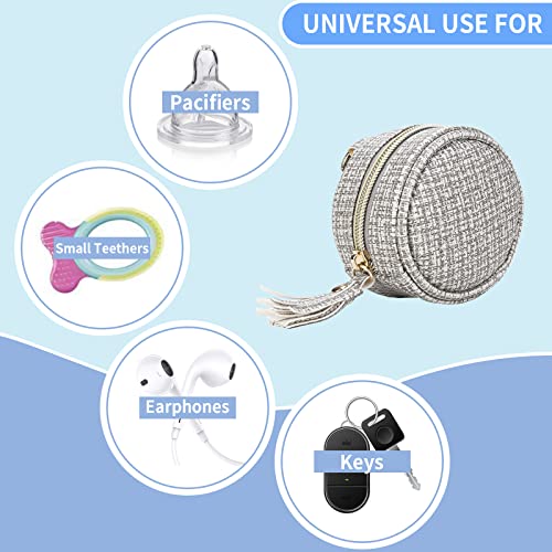 Pacifier Holder Case Pacifier Holder for Diaper Bag with Clasp Key