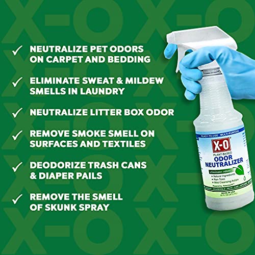 XO Odor Neutralizer/Cleaner, ReadytoUse Spray Natural, PlantBased