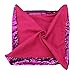 Play Tailor Sequin Pillow Cover Cushion Covers 16x16in Flip Sequins Decorative Throw Pillow Case, Silver and Fuchsia