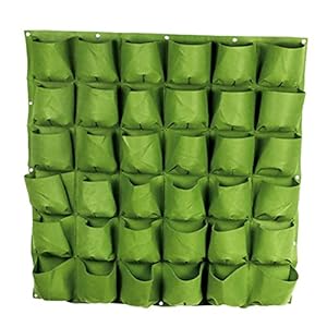 Comprar Montado en la Pared cuelgan Bolsas de plantación Vertical Verde