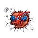 Spiderman Wall Through-Wall Stickers With Decor Decal Art Removable Vinyl Home Art Decor For Kids Nursery Bedroom