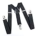 ELENKER Baby Boys Adjustable Elastic Solid Color 1 inch Suspenders (Size 30