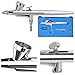 AW 0.4mm Single Action Gravity Feed Airbrush Kit Spray Gun Gravity Feed Precision Air Tattoo Hobby Makeup Art Nail