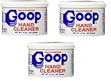 Goop Hand Cleaner and Laundry Stain Remover (Pack of 3) 14 oz, Waterless, Non-Toxic and Biodegradable, Removes Grease, Grass, Tar, Blood, Paint, Dirt, Mud
