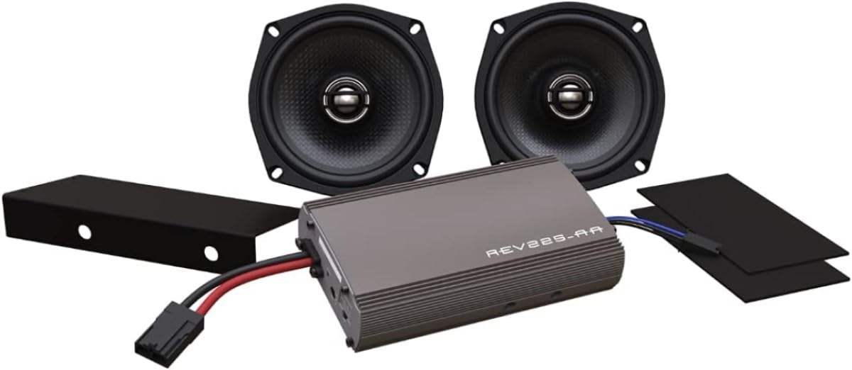 Photo 1 of Hogtunes KVR Power KIT-XL with 225 Watts RMS Amplifier & XL Series 5.25" Front Speakers (2 Pack), Fits 2009-Current Vaquero and Voyager Models