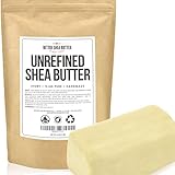Unrefined Shea Butter by Better Shea Butter - African, Raw, Pure - Use Alone or in DIY Body Butters, Lotions, Soap, Eczema & Stretch Marks Products, Lotion Bars, Lip Balms and More! - 1 lb (16 oz)