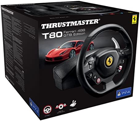 Thrustmaster Volant T80 Ferrari 488 Gtb Edition Réplique