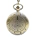 Ddjbdb Men's Pocket Watches Quartz with Necklace Chain Fob Pocket Chain Christmas Gift with Box