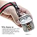 Designer Cute Leather Case for Airpods Come with 16.5in Neck Lanyard 6.3in Wristlet Strap, JANSAE Classic Luxury Protect Case Kits Accessories Compatible with Airpod Charging Case Cover 1/2