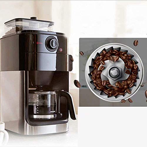 Kaffeemaschine zu Hause Mahlen integrierte 350ML Bohnenkiste, 9-Gang-Mahlen, 1,2L, 1000W – Bild 7