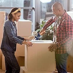 Amazon Basics Extra-Wide Packing Tape, Designed for
