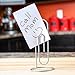 Home-X Jumbo Paper Clip Memo Holder for Desk - Document Stand, Typing Paper Holder, Office Organizer, Desktop Accessory, Photo Clip Stand, Letter & Bill Storage, Mail Organizer-Silver