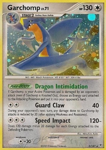 Pokemon Platinum Supreme Victors Single Card Garchomp 5 Holo Rare |  Desertcart Gambia