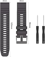 ISABAKE 26mm QuickFit Watch Strap for Garmin Fenix 7X 6X 5X Enduro Tactix Bravo view 8
