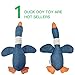 LEGEND SANDY Plush Animal Dog Toy Set, Value Pack 5 Squirrel Squeaky Toys Unstuffed Chew Toys with Storage Bag
