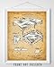 Ping Pong Table Tennis - 11x14 Unframed Patent Print - Makes a Great Gift Under $15 for Game Room