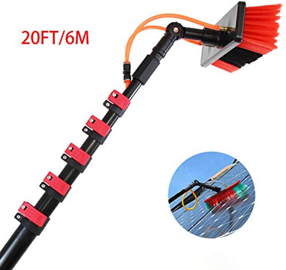 YQDZ Photovoltaic Panel Cleaning/Window Clean,6M-9M /Washing Set Equipment Telescopic Extension Cleaning Pole,Extendable Cleaner Conservatory Roof, Window Glass Wall,20FT/6M