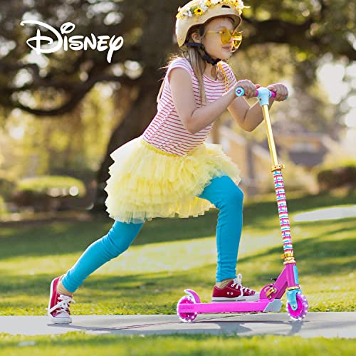 Jetson Disney Princess Kick Scooter, Foldable with Light Up Wheels,  Adjustable Handlebar Height, Pink in Oman | Whizz Kick Scooters, image size:500x500
