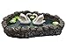GlitZGlam Mini Swan Pond - Love is in the Air! Miniature Swan Pond for Fairy & Garden Accessories