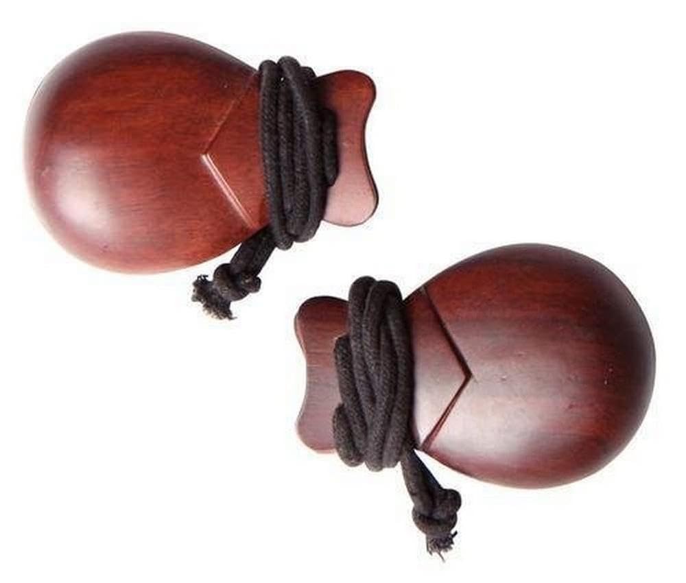 Gewa Castanets - 830425 - Nahar wood - with string - pair - professional design