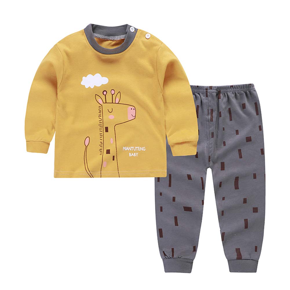 Ensembles De Pyjama Bebe Puericulture Dotbuy Ensemble De Pyjama Bebe Enfants Filles Garcons Pyjamas Set 2 Pieces 100 Coton Impression Top Manches Longues Pantalon Hiver Chaud Vetements De Nuit Genesis Gs Com