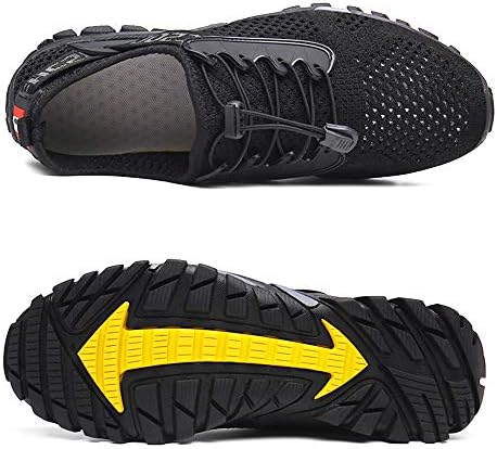 Adjustable and breathable footwear for outdoor activities, designed for climbing and running. Features cushioning.
