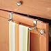 iDesign Axis Over-the-Cabinet Kitchen Dish Towel Bar Holder - 9