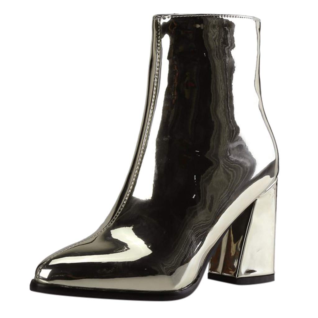 patent leather ankle boots uk