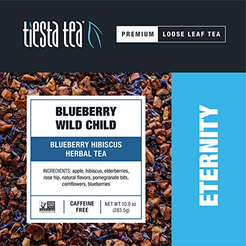 Tiesta Tea Blueberry Hibiscus Cold Brew Herbal Tea, Blueberry Wild