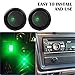 AutoEC New 3pc Car Truck Rocker Toggle Switch Green Light On-Off Control 12V