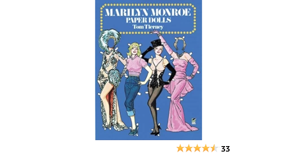 marilyn monroe paper dolls