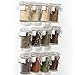 Good Cooking Magnetic Spice Rack Gripper Clips- Set of 12 Universal Spice Jar Clips - Easily Organize and Reorganize Dispensers- No Screws Needed