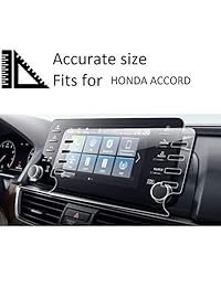 El protector de pantalla de cristal templado Wonderfulhz es compatible con 2018 2019 Accord, 9H de dureza, alta definición, protección de Honda Accord 8 "Pantalla táctil del centro del auto