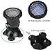 Pond Lights Remote Control Submersible Lamp [Set of 4] IP68 Underwater Aquarium Spotlight 36-LED Multi-color Decoration Landscape Lamp for Swimming Pool Fish Tank Fountain Water Rockery Grass Land