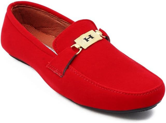 SRX Fashion Men's Loafer's (Blue, 6)