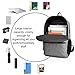 High School Backpack,15.6 Inch Laptop Backpack for Men Women,Travel Backpack with Headphone Port (gray)