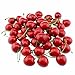 GOOTRADES Artificial Lifelike Simulation Red Cherries Fake Fruit for Party Decoration (Pack of 50)