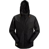 Snickers Workwear Men's U1304 AllroundWork Waterproof Shell Jacket, Windproof Rain Hooded Jacket, Durable Workwear Outerwear