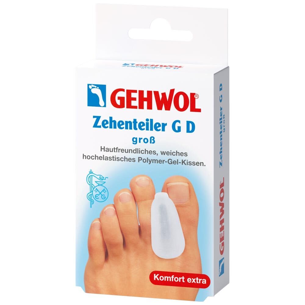 GEHWOL Zehenteiler G D groß Polymer-Gel-Kissen, 3 pcs. Patch
