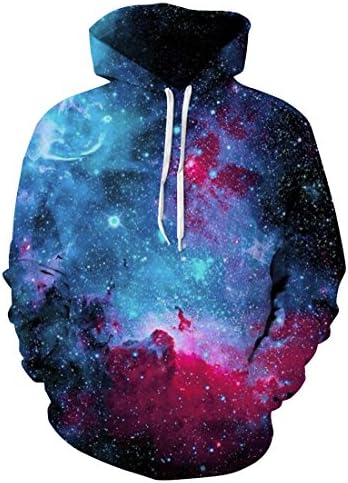 Celewe Unisex 3D Print Pullover Sweatshirt Hoodie Sweatshirts Pockets