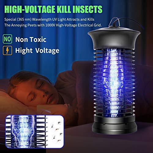 SHCAPENM Bug Zapper Mosquito Killer Flying Insect Killer Indoor Fly