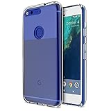 Google Pixel Case, Maxboost [Liquid Skin] Thin Case for Google Pixel 2016 -1.2 mm Ultra Clear Soft Flexible Gel TPU Transparent Skin Covers Scratch-Proof Bumper Cases - Super Clear